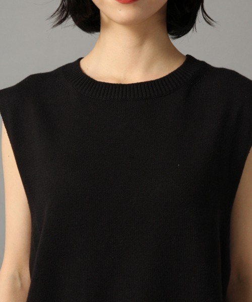 LOWRYS FARM（ローリーズファーム）の「ショート２Ｐプルオーバー　868889（ニット/セーター・レディース・ブラック/グレイッシュベージュ/グリーン・FREE）」の16枚目の写真