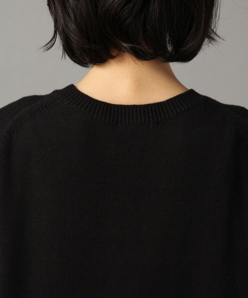 LOWRYS FARM（ローリーズファーム）の「ショート２Ｐプルオーバー　868889（ニット/セーター・レディース・ブラック/グレイッシュベージュ/グリーン・FREE）」の10枚目の写真