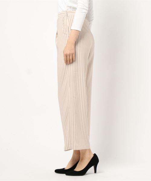 RAW FUDGE(ローファッジ)の「ストライプワンタックパンツ(その他パンツ・レディース・ブラック/ベージュ・M)」の18枚目の写真
