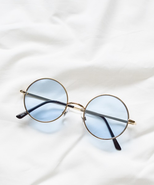 B.I.D.(ビーアイディー)の「メタルフレーム ラウンドデザイングラス(サングラス・レディース・ライトグレー/ブラック/ブラウン/ゴールド/ブルー/ダークブラウン/ピンク/パープル/グリーン/ブラック系その他/シルバー・FREE)」の7枚目の写真