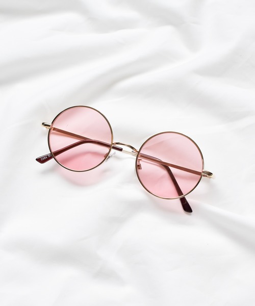 B.I.D.(ビーアイディー)の「メタルフレーム ラウンドデザイングラス(サングラス・レディース・ライトグレー/ブラック/ブラウン/ゴールド/ブルー/ダークブラウン/ピンク/パープル/グリーン/ブラック系その他/シルバー・FREE)」の15枚目の写真