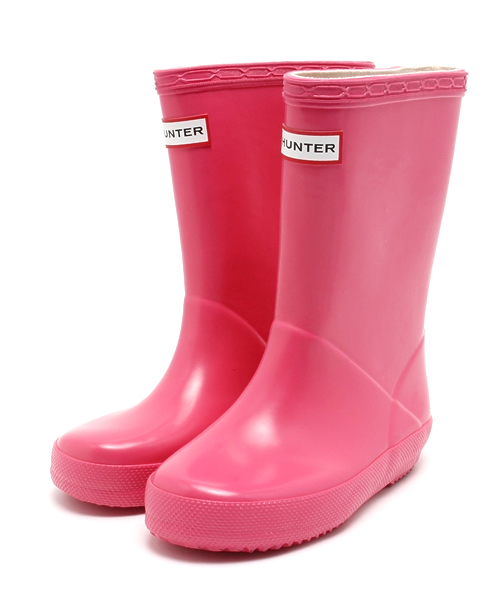NANO universe（ナノユニバース）の「HUNTER/Kids First Classic  Welly（レインシューズ・レディース・ネイビー/ピンク/イエロー/レッド・8/10/9/11）」の3枚目の写真