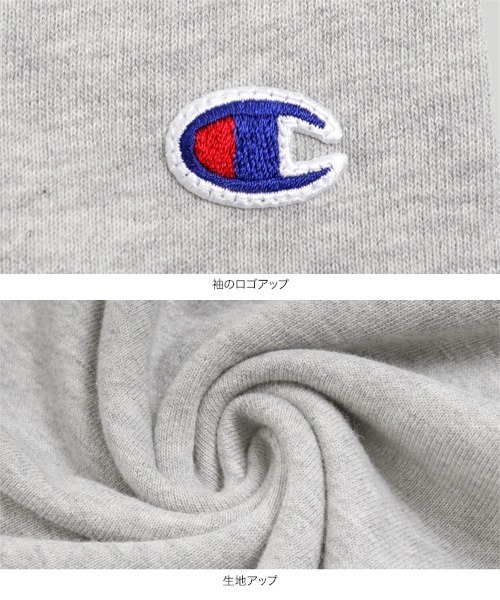 Champion（チャンピオン）の「[Champion]チャンピオン　クルーネックスウェットトップス　レディース　CW-K014（スウェット・レディース・ホワイト/ブラック/グレー/オートミール/ベージュ・M/L）」の14枚目の写真