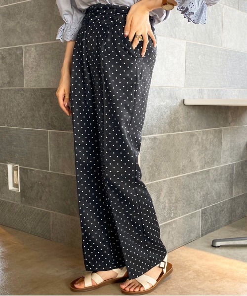 apres jour（アプレジュール）の「セミフレアパンツ【ZOZOTOWN限定アイテム】【6AP】（その他パンツ・レディース・ブラック/アイボリー/ミント/モカ/ダークブルー・SMALL/MEDIUM）」の21枚目の写真