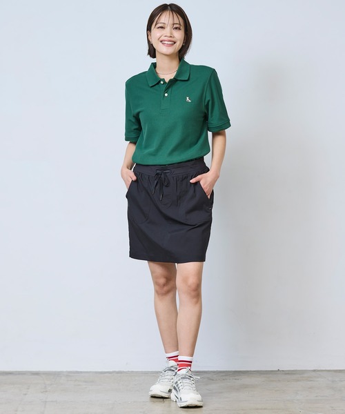 L.L.Bean（エルエルビーン）の「プレミアム・ダブル・エル・ポロシャツ、半袖　ビーン・ブーツの刺繍入り ジャパン・フィット（ポロシャツ・メンズ・ブラック/ホワイト/グリーン/オレンジ/インディゴブルー/ターコイズブルー/ブルー/コーラルピンク/ヘザーグレー/ライトブルー/キャメル・SMALL/MEDIUM/LARGE/X-LARGE/XX-LARGE）」の22枚目の写真