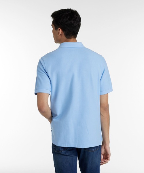 プレミアム・ダブル・エル・ポロシャツ、半袖 ビーン・ブーツの刺繍