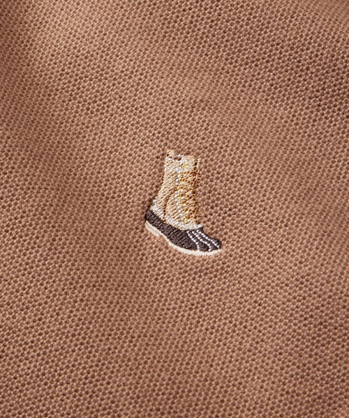 L.L.Bean（エルエルビーン）の「プレミアム・ダブル・エル・ポロシャツ、半袖　ビーン・ブーツの刺繍入り ジャパン・フィット（ポロシャツ・メンズ・ブラック/ホワイト/グリーン/オレンジ/インディゴブルー/ターコイズブルー/ブルー/コーラルピンク/ヘザーグレー/ライトブルー/キャメル・SMALL/MEDIUM/LARGE/X-LARGE/XX-LARGE）」の12枚目の写真