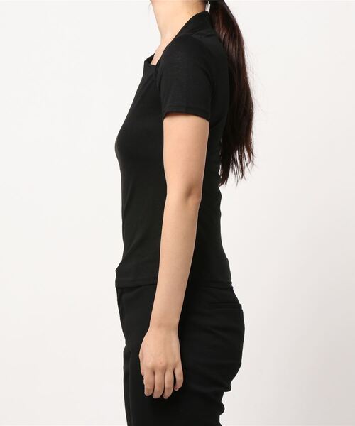 Narcissus（ナルシス）の「【Narcissus】カットTシャツ（Tシャツ/カットソー・レディース・ホワイト/ブラック・FREE）」の10枚目の写真