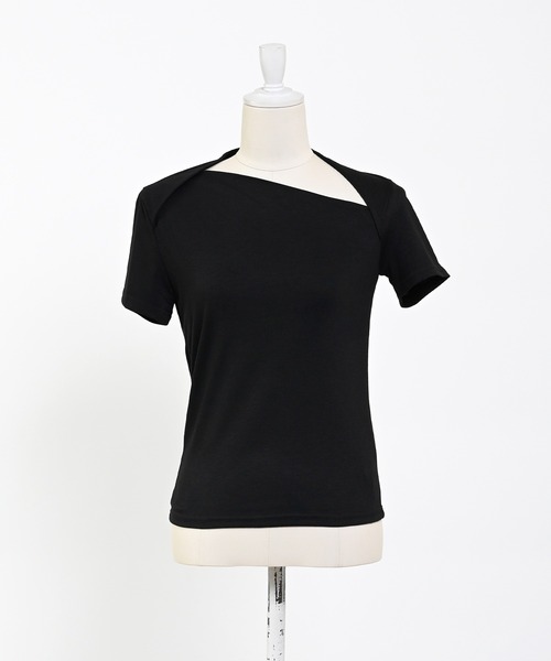 Narcissus（ナルシス）の「【Narcissus】カットTシャツ（Tシャツ/カットソー・レディース・ホワイト/ブラック・FREE）」の11枚目の写真