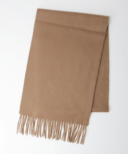 BEAUTY&YOUTH UNITED ARROWS（ビューティーアンドユースユナイテッドアローズ）の「BY ソリッド カシミヤ マフラー（マフラー・メンズ・ライトグレー/ネイビー/ブラウン/ライム/ブラック/ライトピンク・FREE）」の4枚目の写真