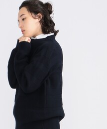 【UNISEX】【洗える】ランダムボーダークルーセーター