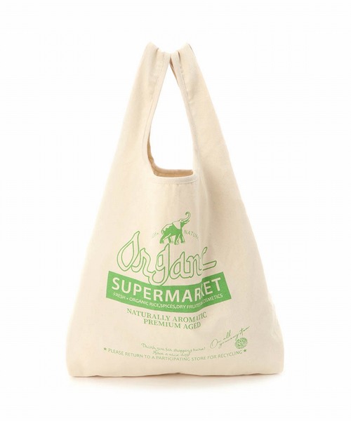 Lilas Campbell（リラキャンベル）の「Lilas Campbell　supermarket ECO Bag（エコバッグ/サブバッグ・レディース・グリーン/ピンク・FREE）」の8枚目の写真