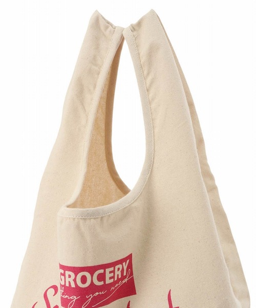 Lilas Campbell（リラキャンベル）の「Lilas Campbell　supermarket ECO Bag（エコバッグ/サブバッグ・レディース・グリーン/ピンク・FREE）」の11枚目の写真