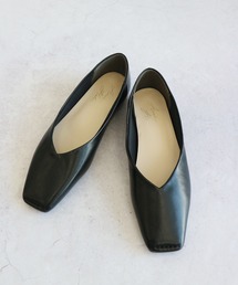 AMERICAN HOLIC | ふっくらクッションスクエアステッチフラットシューズ(パンプス)