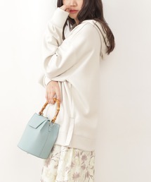 PROPORTION BODY DRESSING | 【WEB限定販売カラーあり】シルキーポンチサイドスリットパーカー / 1211160101(スウェット)