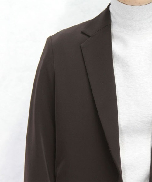 KAIKO(カイコー)の「KAIKO BUTTONLESS JACKET LYCRA(テーラードジャケット・メンズ・ブラック/ブラウン・M/L)」の11枚目の写真