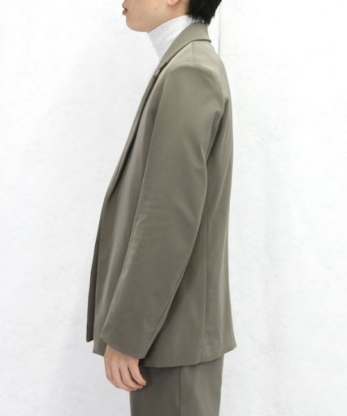 KAIKO(カイコー)の「KAIKO BUTTONLESS JACKET LYCRA(テーラードジャケット・メンズ・ブラック/ブラウン・M/L)」の13枚目の写真