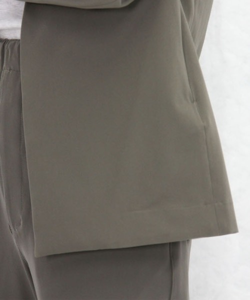 KAIKO(カイコー)の「KAIKO BUTTONLESS JACKET LYCRA(テーラードジャケット・メンズ・ブラック/ブラウン・M/L)」の16枚目の写真