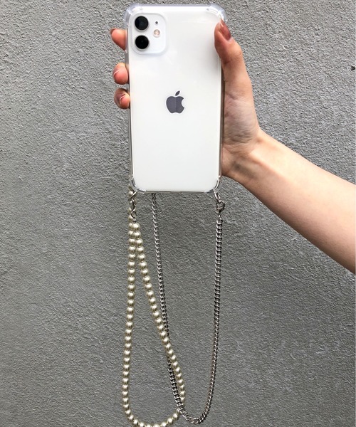 Omekashi（オメカシ）の「Lara クロスボディーモバイルアクセサリー（スマホケース/カバー・レディース・シルバー・ONE SIZE）」の6枚目の写真