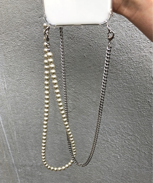 Omekashi（オメカシ）の「Lara クロスボディーモバイルアクセサリー（スマホケース/カバー・レディース・シルバー・ONE SIZE）」の7枚目の写真