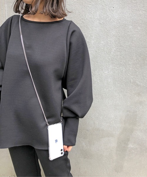 Omekashi（オメカシ）の「Lara クロスボディーモバイルアクセサリー（スマホケース/カバー・レディース・シルバー・ONE SIZE）」の4枚目の写真