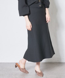 natural couture | アウトリンキングきれいめニットスカート(スカート)