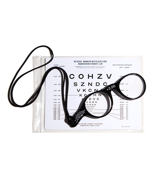 PUEBCO(vGuR)MAGNIFIER WITH GLASSES CODE(Xe[Vi[)