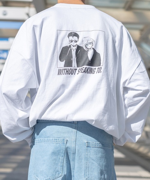 kutir（クティール）の「yutayunoki × kutirコラボロンT（Tシャツ/カットソー・メンズ・ホワイト/ブラック/パープル/オフホワイト/サックスブルー/グリーン・MEDIUM/LARGE）」の3枚目の写真