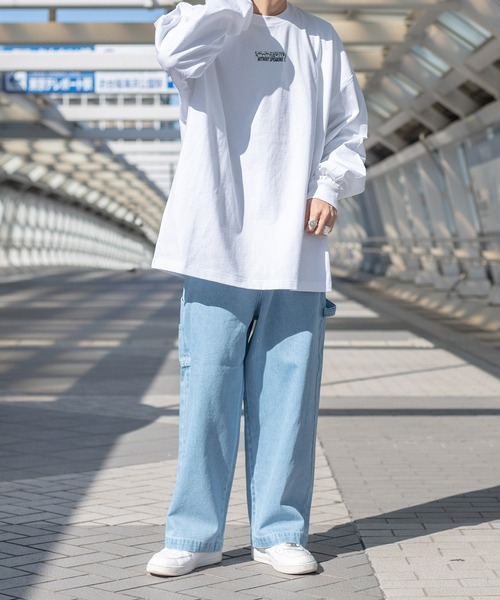 kutir（クティール）の「yutayunoki × kutirコラボロンT（Tシャツ/カットソー・メンズ・ホワイト/ブラック/パープル/オフホワイト/サックスブルー/グリーン・MEDIUM/LARGE）」の7枚目の写真