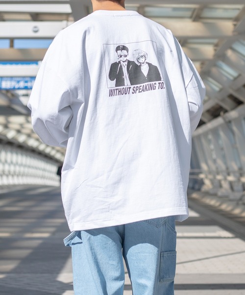 kutir（クティール）の「yutayunoki × kutirコラボロンT（Tシャツ/カットソー・メンズ・ホワイト/ブラック/パープル/オフホワイト/サックスブルー/グリーン・MEDIUM/LARGE）」の13枚目の写真