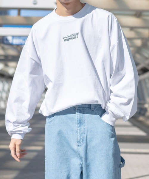 kutir（クティール）の「yutayunoki × kutirコラボロンT（Tシャツ/カットソー・メンズ・ホワイト/ブラック/パープル/オフホワイト/サックスブルー/グリーン・MEDIUM/LARGE）」の14枚目の写真