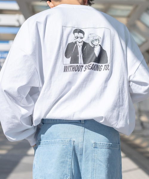 kutir（クティール）の「yutayunoki × kutirコラボロンT（Tシャツ/カットソー・メンズ・ホワイト/ブラック/パープル/オフホワイト/サックスブルー/グリーン・MEDIUM/LARGE）」の15枚目の写真