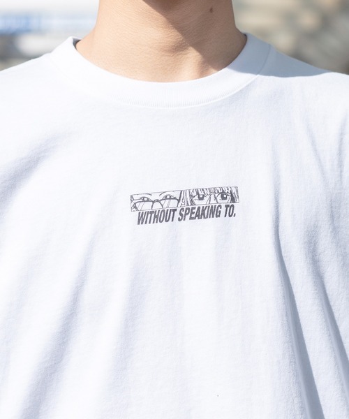 kutir（クティール）の「yutayunoki × kutirコラボロンT（Tシャツ/カットソー・メンズ・ホワイト/ブラック/パープル/オフホワイト/サックスブルー/グリーン・MEDIUM/LARGE）」の16枚目の写真