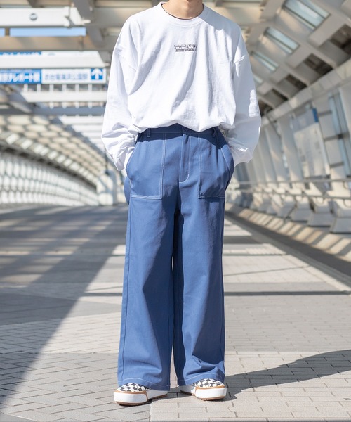 kutir（クティール）の「yutayunoki × kutirコラボロンT（Tシャツ/カットソー・メンズ・ホワイト/ブラック/パープル/オフホワイト/サックスブルー/グリーン・MEDIUM/LARGE）」の9枚目の写真