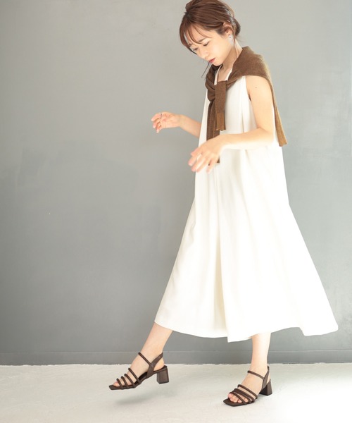 YELLO■ヒールサンダル✨ドレスシューズ 厚底 チャンキーヒール ストラップ YELLO□ヒールサンダル✨ドレスシューズ 厚底 チャンキーヒール
