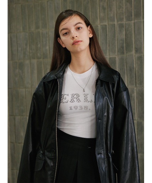 13MONTH（サーティーンマンス）の「【13month】BERLIN T-SHIRT（Tシャツ/カットソー・レディース・ホワイト系1/ホワイト系2/ブラック系1/ブラック系2・S/M）」の11枚目の写真