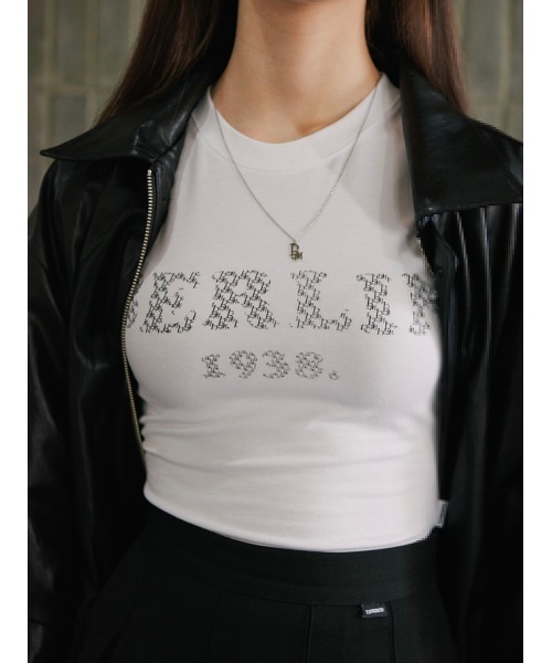 13MONTH（サーティーンマンス）の「【13month】BERLIN T-SHIRT（Tシャツ/カットソー・レディース・ホワイト系1/ホワイト系2/ブラック系1/ブラック系2・S/M）」の17枚目の写真