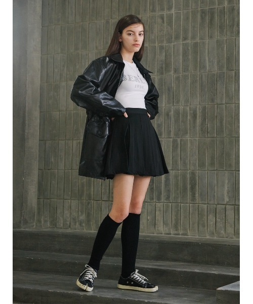 13MONTH（サーティーンマンス）の「【13month】BERLIN T-SHIRT（Tシャツ/カットソー・レディース・ホワイト系1/ホワイト系2/ブラック系1/ブラック系2・S/M）」の5枚目の写真