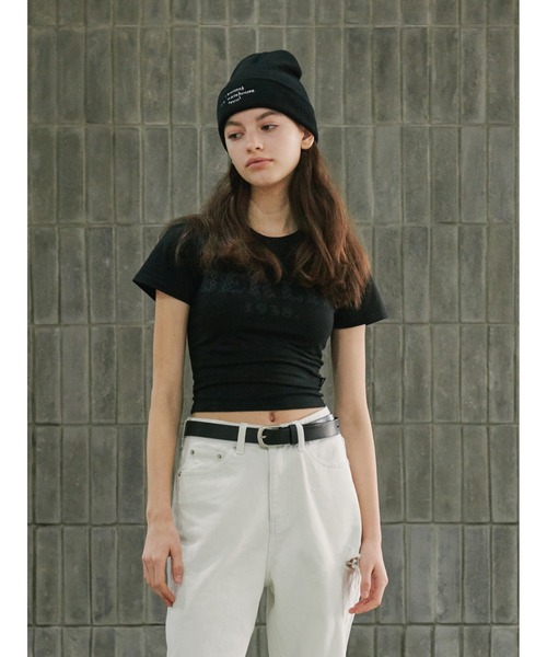 13MONTH（サーティーンマンス）の「【13month】BERLIN T-SHIRT（Tシャツ/カットソー・レディース・ホワイト系1/ホワイト系2/ブラック系1/ブラック系2・S/M）」の9枚目の写真