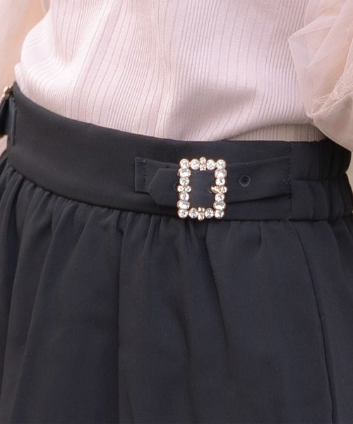 ROJITA（ロジータ）の「2段フリルシアースカート（スカート・レディース・ブラック/ベージュ/ピンク・FREE）」の6枚目の写真