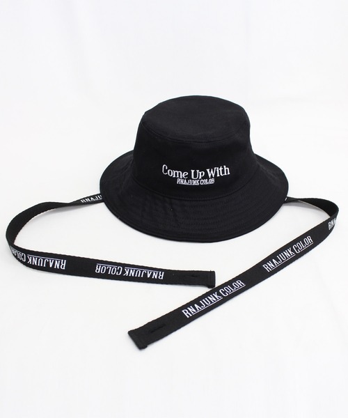 RNA（アールエヌエー）の「E4794 ロゴテープ2WAYバケットハット（ハット・レディース・ホワイト/ブラック/サックスブルー・FREE）」の20枚目の写真