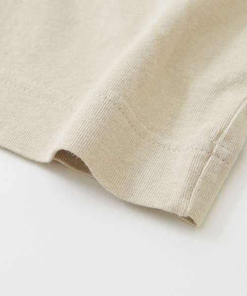 CUBE SUGAR（キューブシュガー）の「OE天竺 ケミカルウォッシュ プリントビッグTシャツ（Tシャツ/カットソー・レディース・ベージュ/ネイビー/カーキ/オレンジ/マルチ・M）」の19枚目の写真