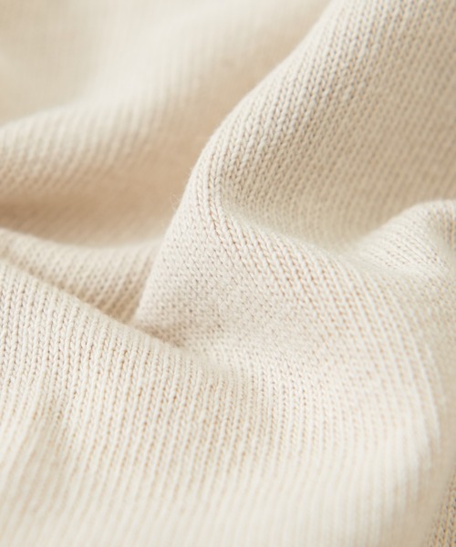 CUBE SUGAR（キューブシュガー）の「OE天竺 ケミカルウォッシュ プリントビッグTシャツ（Tシャツ/カットソー・レディース・ベージュ/ネイビー/カーキ/オレンジ/マルチ・M）」の15枚目の写真