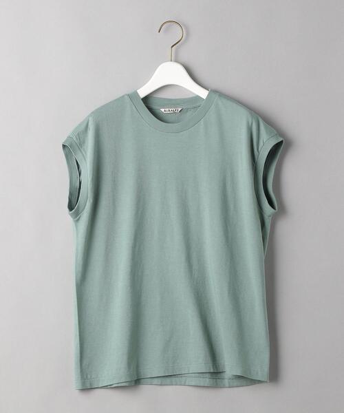 AURALEE◆ノースリーブシャツ/0/コットン/A20SS06GN AURALEE（オーラリー）の「＜AURALEE＞ノースリーブカットソー Ψ