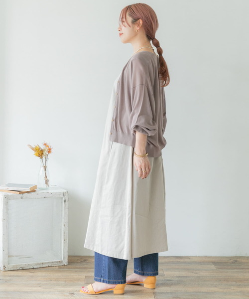 ITEMS URBANRESEARCH(アイテムズ アーバンリサーチ)の「サマーニットカーディガン(カーディガン/ボレロ・レディース・ライトグレー/グレー系その他/チャコールグレー/モカ/イエロー系その他・FREE)」の18枚目の写真