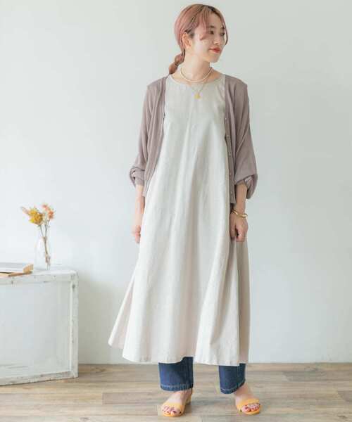 ITEMS URBANRESEARCH(アイテムズ アーバンリサーチ)の「サマーニットカーディガン(カーディガン/ボレロ・レディース・ライトグレー/グレー系その他/チャコールグレー/モカ/イエロー系その他・FREE)」の19枚目の写真