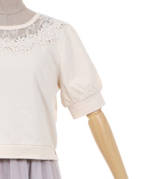 axes femme POETIQUE（アクシーズファムポエティック）の「ドッキング風セットＯＰ（ワンピース・レディース・ブラック/サックスブルー/キナリ・MEDIUM）」の13枚目の写真