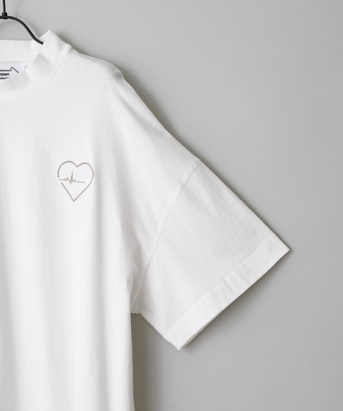 anown(アノン)の「ロゴ刺繍 ルーズ モックネック半袖 Tシャツ ユニセックス/Loose Tee【TikToker森友二×anown 限定コラボ】(Tシャツ/カットソー・メンズ・ホワイト/ブラック・S/M/L)」の11枚目の写真