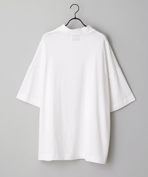 anown(アノン)の「ロゴ刺繍 ルーズ モックネック半袖 Tシャツ ユニセックス/Loose Tee【TikToker森友二×anown 限定コラボ】(Tシャツ/カットソー・メンズ・ホワイト/ブラック・S/M/L)」の8枚目の写真