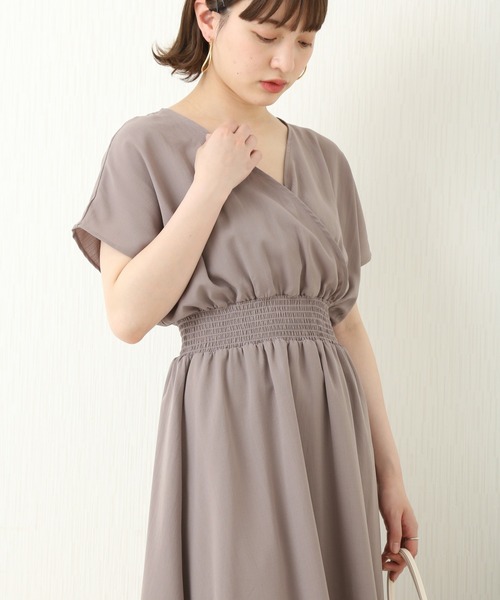 即完 Aiméine エメイン 新品タグ付 カシュクールワンピース M ブラウン カシュクールワンピース｜PETAL ONLINE（ペタルオンライン）